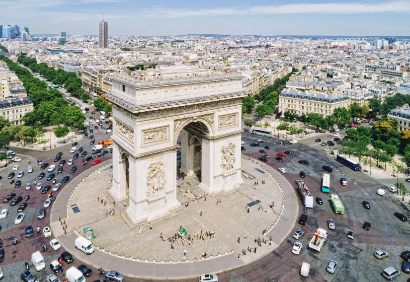 Arc de Triomphe, Paris, Île-de-France, France